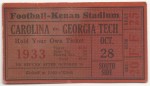 Georgia Tech at North Carolina - 1933