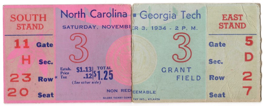 1934-11-03 - Georgia Tech vs. North Carolina