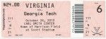 Georgia Tech at Virginia - 2013