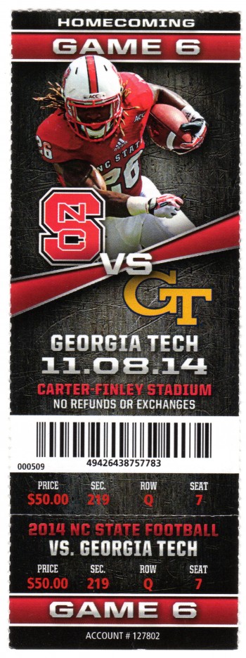 2014-11-08 - Georgia Tech at North Carolina State
